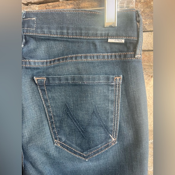 MOTHER Denim Women’s  “The Vamped” Style with Wash: “Gift Wrap” Jeans - Picture 5 of 15